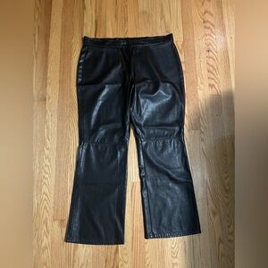 Marks & Spencer Brown Pleather Pants